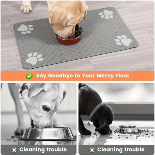 Fast-Drying Pet Feeding Mat