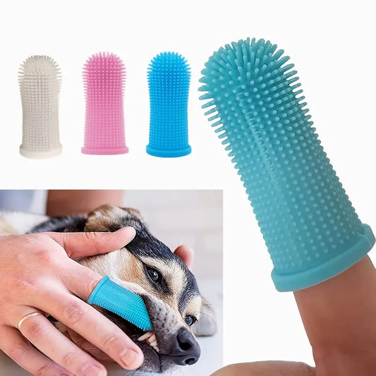 Super Soft Silicone Pet Finger Toothbrush