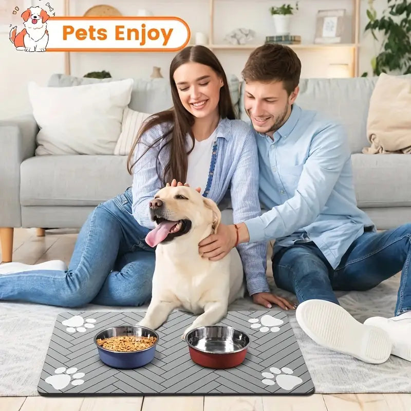 Fast-Drying Pet Feeding Mat