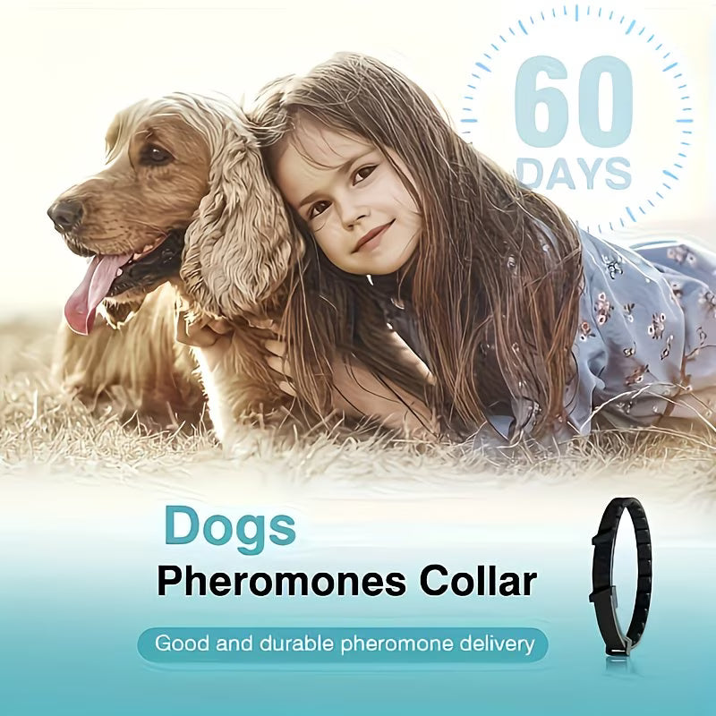 Vita Paws Dog Calming Pheromone Collar Adjustable Anxiety & Stress Relief Collar for Dogs
