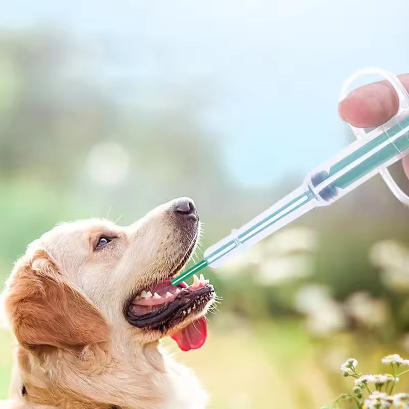Pet Medicine Feeder Dispenser Cat Tablet Syringe Feeder Soft Tip Multi-Purpose Feeder Cat Pill Shooter Pet Pills Applicator