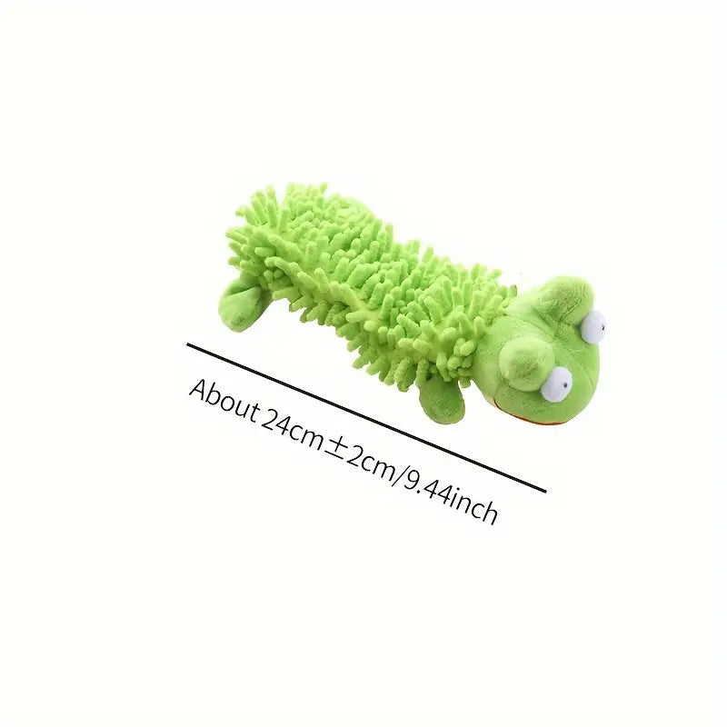 Interactive Plush Dog Toy with Squeaker