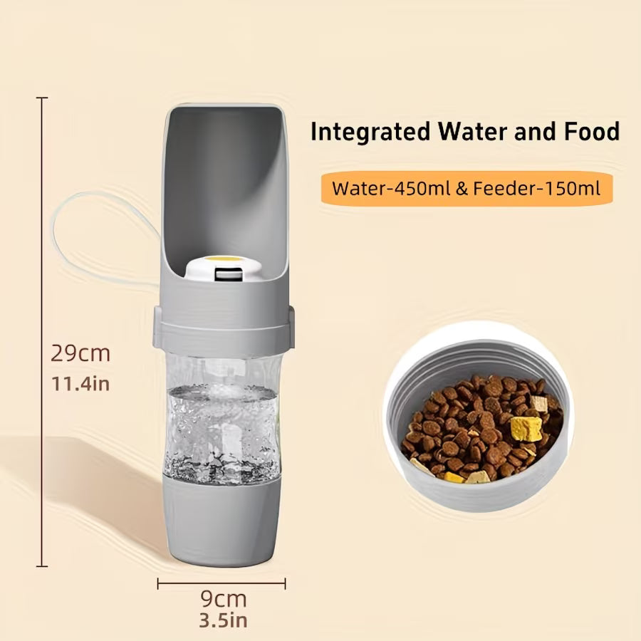 Vita Paws Portable Dog Water Bottle Leak-Proof Pet Water Dispenser for Walks, Travel & Outdoor Adventures