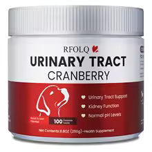 Vita Paws Cranberry Support for Dogs Urinary Tract & Bladder Health Formula. 100 CHEWABLES