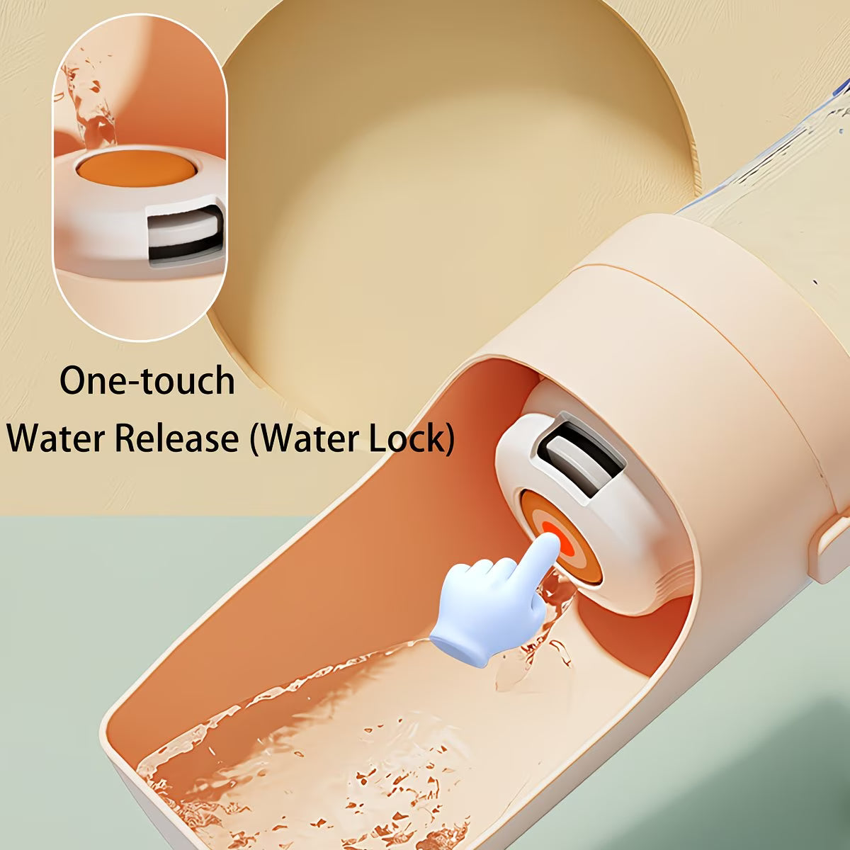 Vita Paws Portable Dog Water Bottle Leak-Proof Pet Water Dispenser for Walks, Travel & Outdoor Adventures