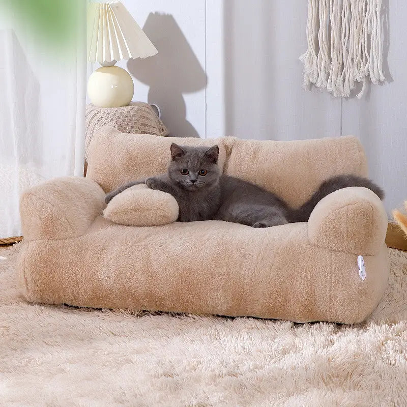 Gray Cat Sofa Bed