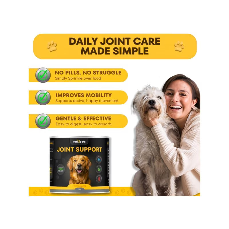 Vita Paws Premium Joint Support Powder for Dogs Advanced Glucosamine & MSM Formula – 250g