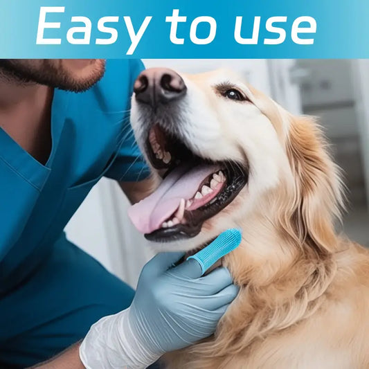 Super Soft Silicone Pet Finger Toothbrush