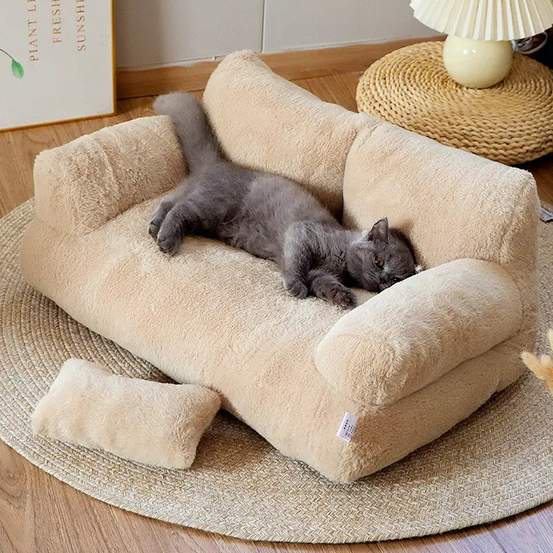 Gray Cat Sofa Bed